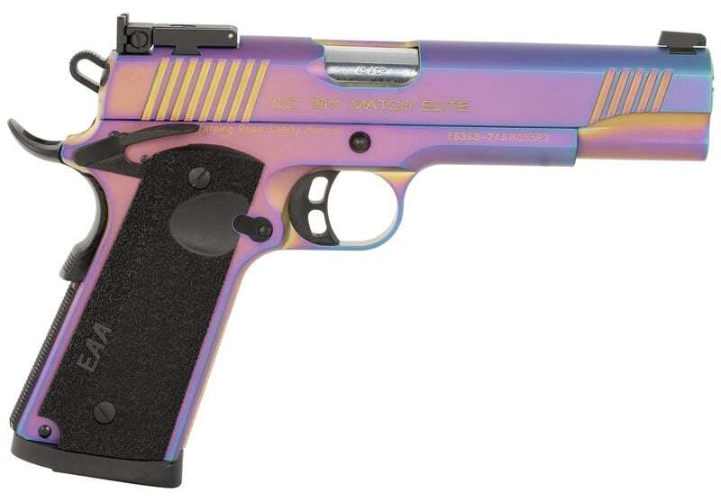 Handguns EAA Corp 5" 45ACP EAA 391091 GIRSAN MC1911       45A 5" 8R MULTI PVD